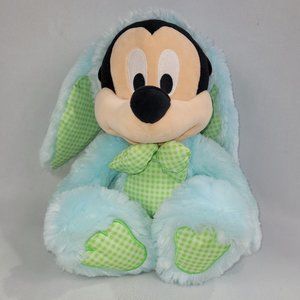 Walt Disney Plush 14" Easter Bunny Mickey Mouse by Disney Store